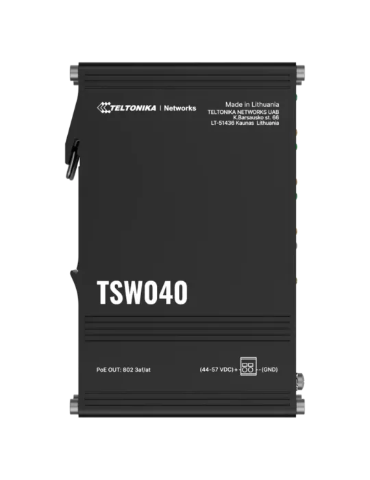 Teltonika Switch PoE No gestionable Industrial - 8 puertos Ethernet RJ