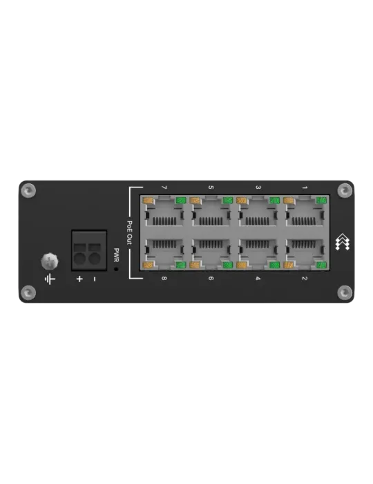 Teltonika Switch PoE No gestionable Industrial - 8 puertos Ethernet RJ