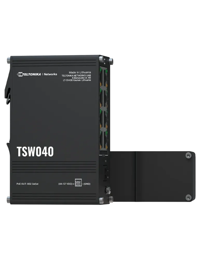 Teltonika Switch PoE No gestionable Industrial - 8 puertos Ethernet RJ