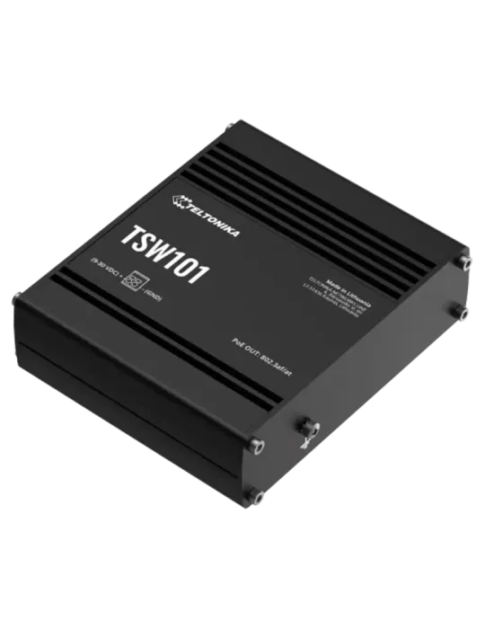 Teltonika Switch PoE No gestionable Industrial - 5 puertos Ethernet RJ