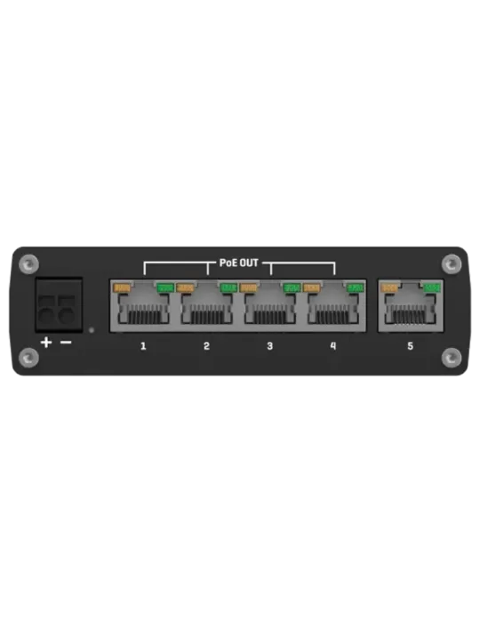 Teltonika Switch PoE No gestionable Industrial - 5 puertos Ethernet RJ