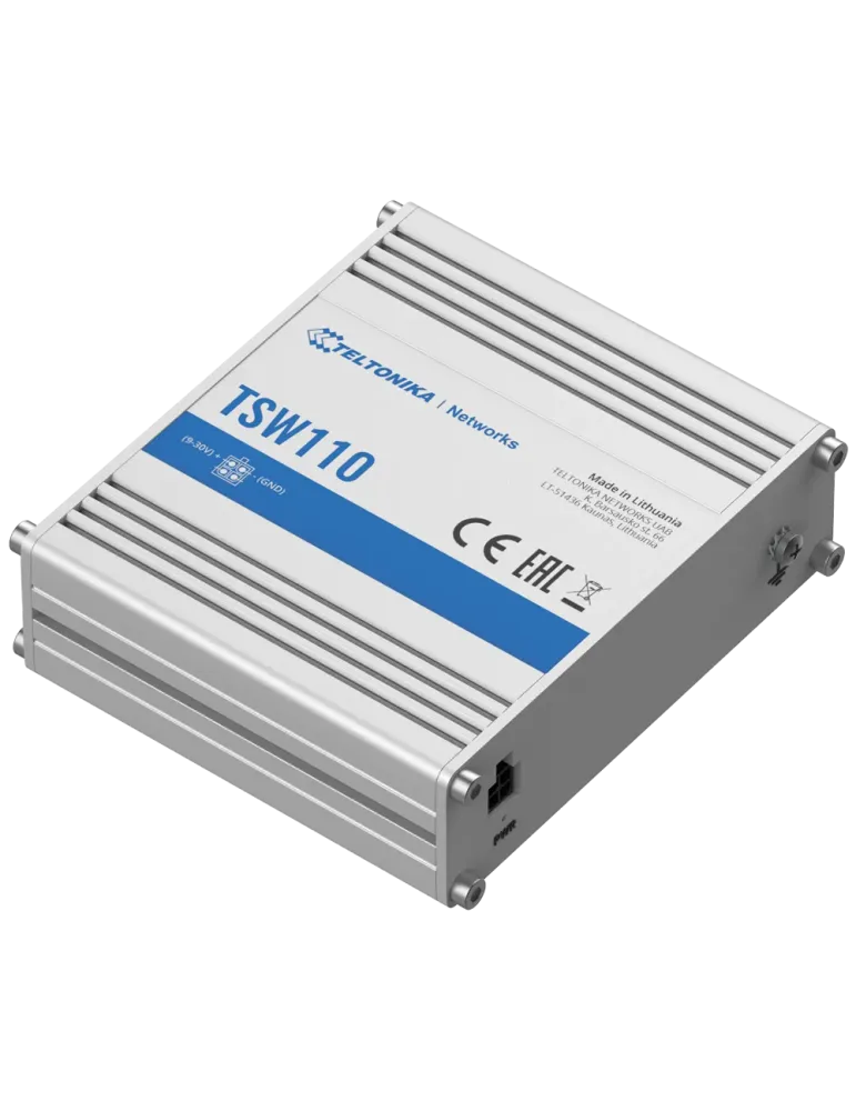 Teltonika Switch No gestionable Industrial - 5 puertos Ethernet RJ45 G