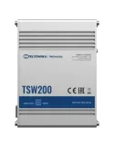 Teltonika Switch PoE No gestionable Industrial - 8 puertos Ethernet RJ