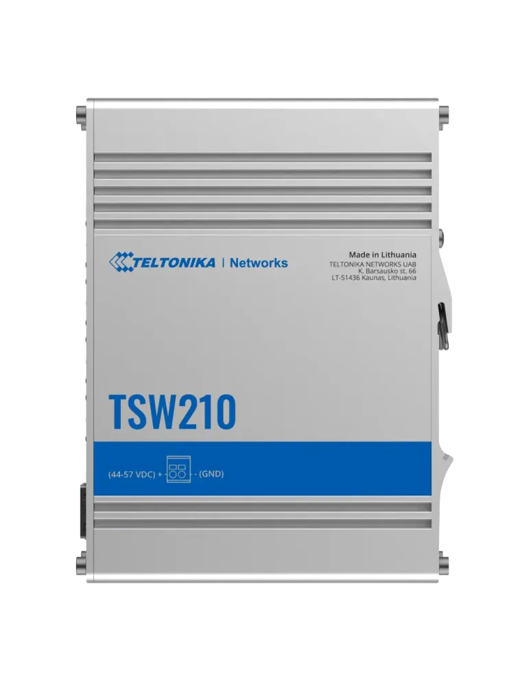 Teltonika Switch No gestionable Industrial - 8 puertos Ethernet RJ45 G