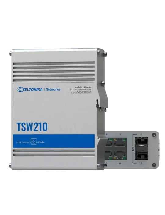 Teltonika Switch No gestionable Industrial - 8 puertos Ethernet RJ45 G