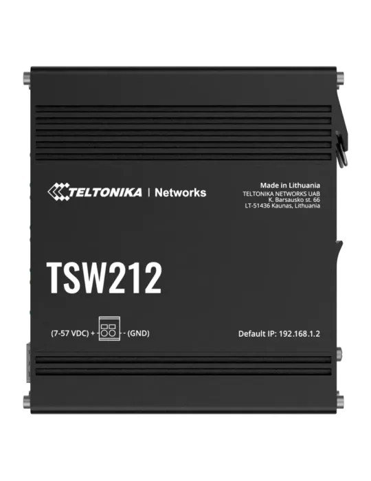 Teltonika Switch Gestionable Industrial - 8 puertos Ethernet RJ45 Giga
