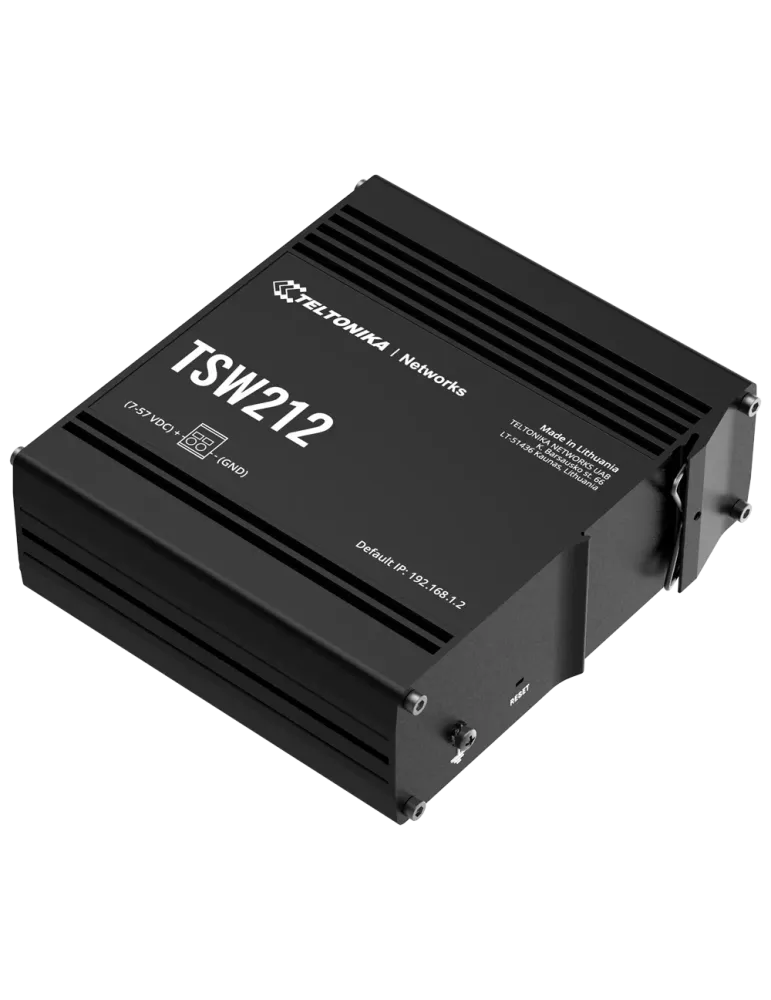 Teltonika Switch Gestionable Industrial - 8 puertos Ethernet RJ45 Giga