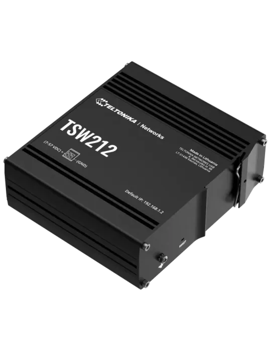 Teltonika Switch Gestionable Industrial - 8 puertos Ethernet RJ45 Giga