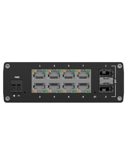 Teltonika Switch Gestionable Industrial - 8 puertos Ethernet RJ45 Giga