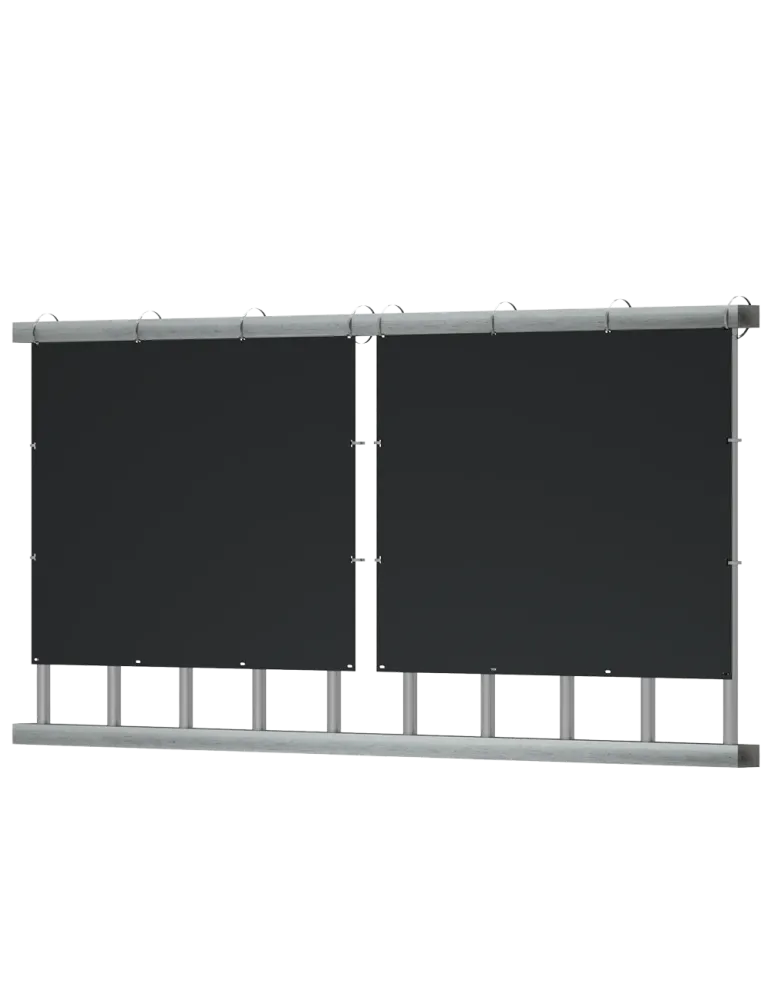 TSUN Kit Solar Air Vertical - 2 paneles ligeros 200W - Microinversor 4