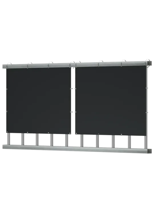TSUN Kit Solar Air Vertical - 2 paneles ligeros 200W - Microinversor 4