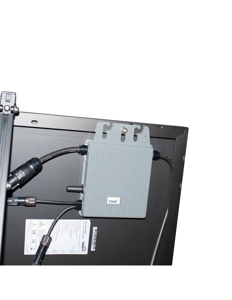 TSUN Kit Solar Spider Angled - Panel Full Black 400W - Microinversor M