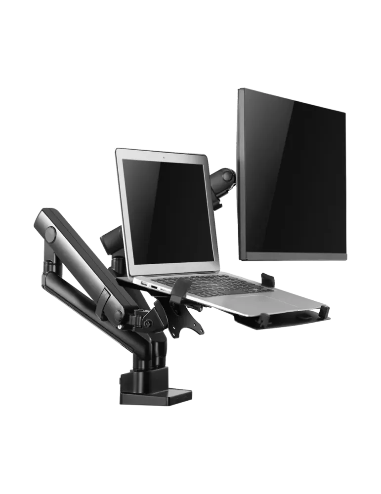 MARCA BLANCA Brazo para monitor y PC - Instalación en mesa - Peso sopo
