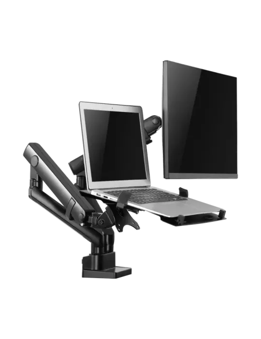 MARCA BLANCA Brazo para monitor y PC - Instalación en mesa - Peso sopo