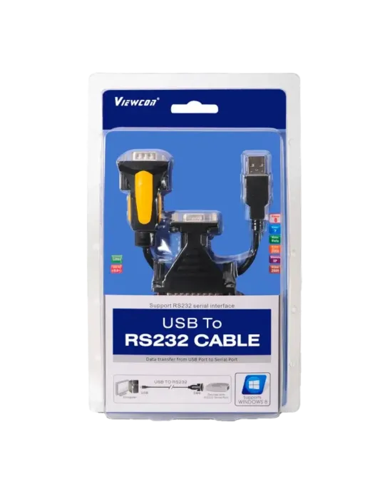 MARCA BLANCA Conversor USB - RS232 - Conexión serial - Longitud 1.8 m