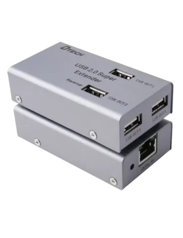 MARCA BLANCA Extensor de señal USB - Alcance 50 m - Permite conexiones