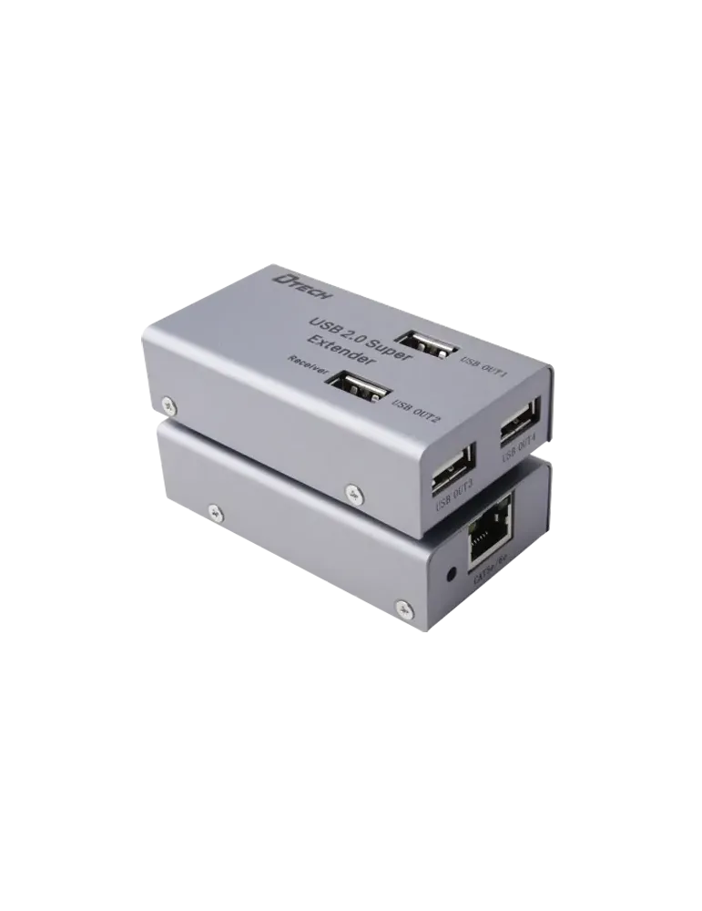MARCA BLANCA Extensor de señal USB - Alcance 50 m - Permite conexiones