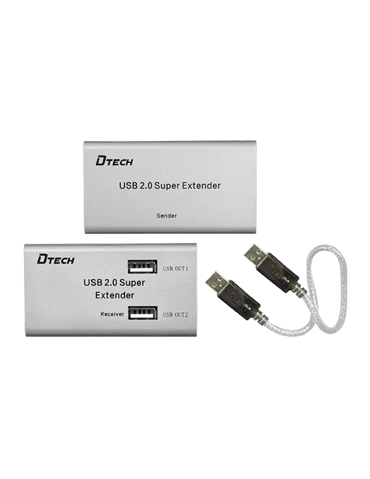 MARCA BLANCA Extensor de señal USB - Alcance 50 m - Permite conexiones