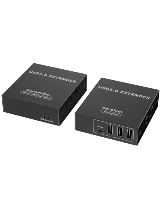 LENKENG Extensor USB 3.0 LAN - 1 entrada USB - 4 salidas USB - Longitu
