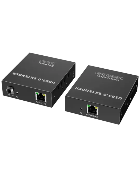LENKENG Extensor USB 3.0 LAN - 1 entrada USB - 4 salidas USB - Longitu