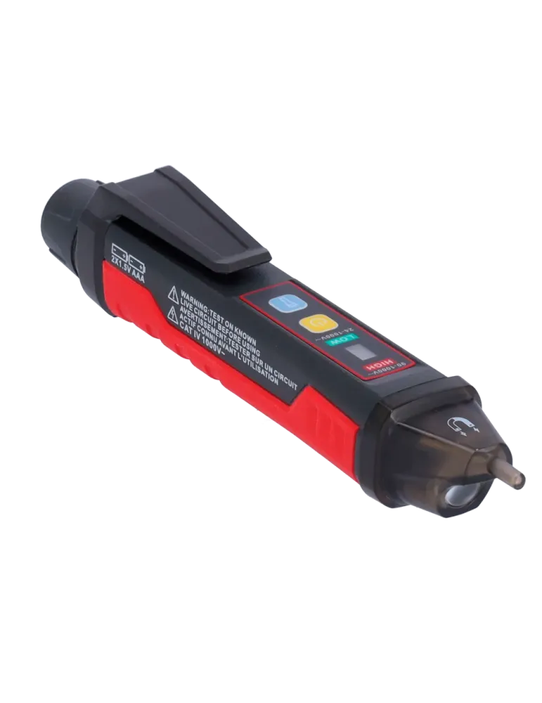 UNI-TREND Detector de voltaje AC sin contacto - Modo de alto y bajo vo