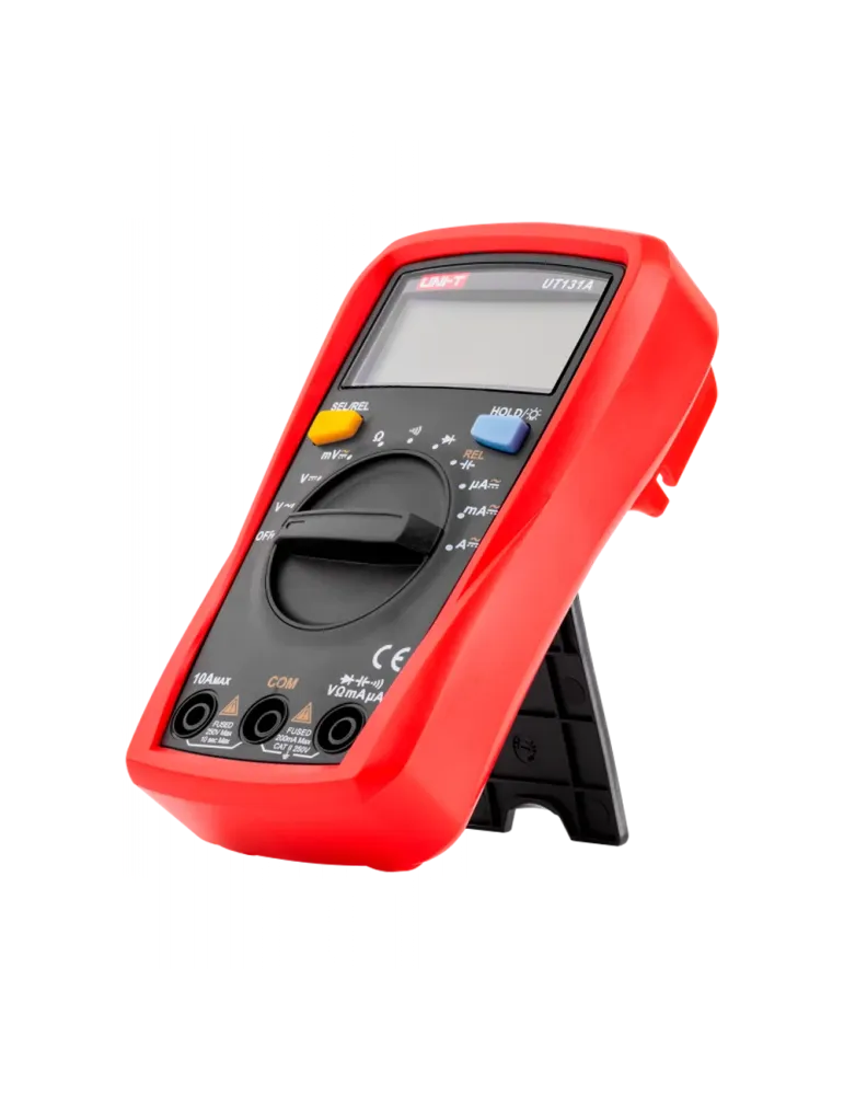 UNI-TREND Multímetro digital de mano LCD - Medición de voltaje en DC y
