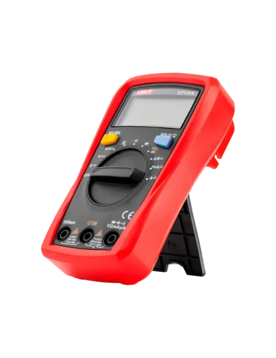 UNI-TREND Multímetro digital de mano LCD - Medición de voltaje en DC y