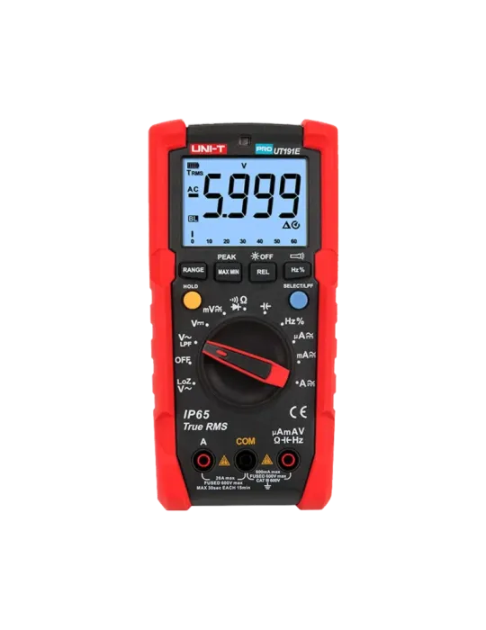 UNI-TREND Multímetro digital Industrial True RMS - IP65 y resistente a
