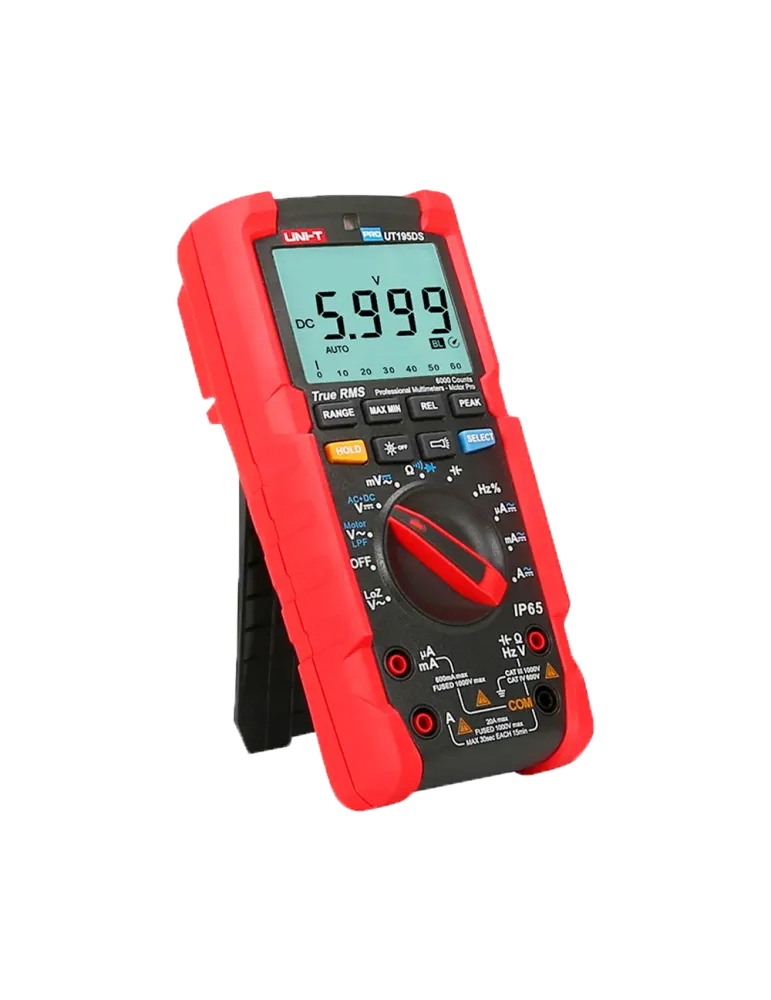 UNI-TREND Multímetro digital industrial True RMS - IP65 y resistente a
