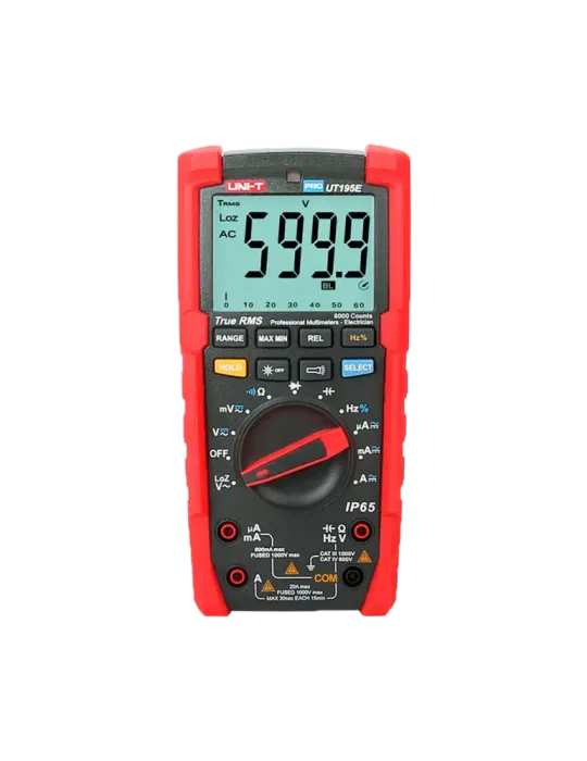 UNI-TREND Multímetro digital industrial True RMS - IP65 y resistente a