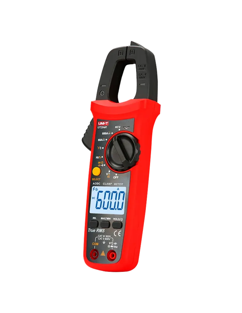 UNI-TREND Pinza amperimétrica - Medición en DC hasta 600V y 600A - Med