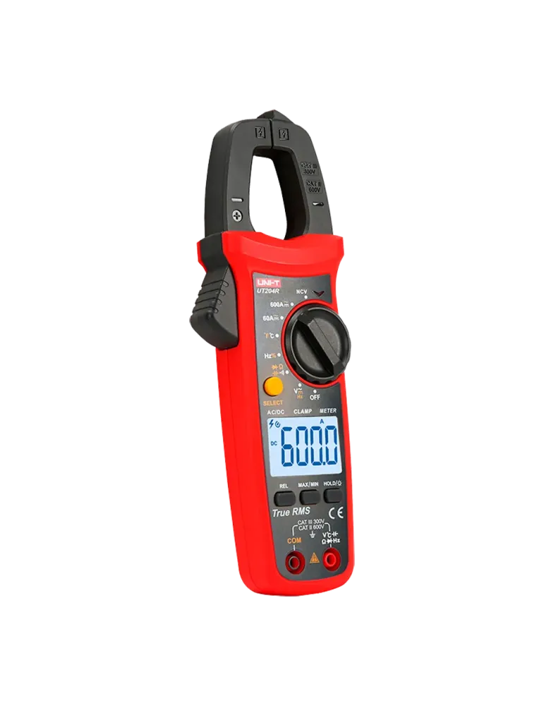 UNI-TREND Pinza amperimétrica - Medición en DC hasta 600V y 600A - Med