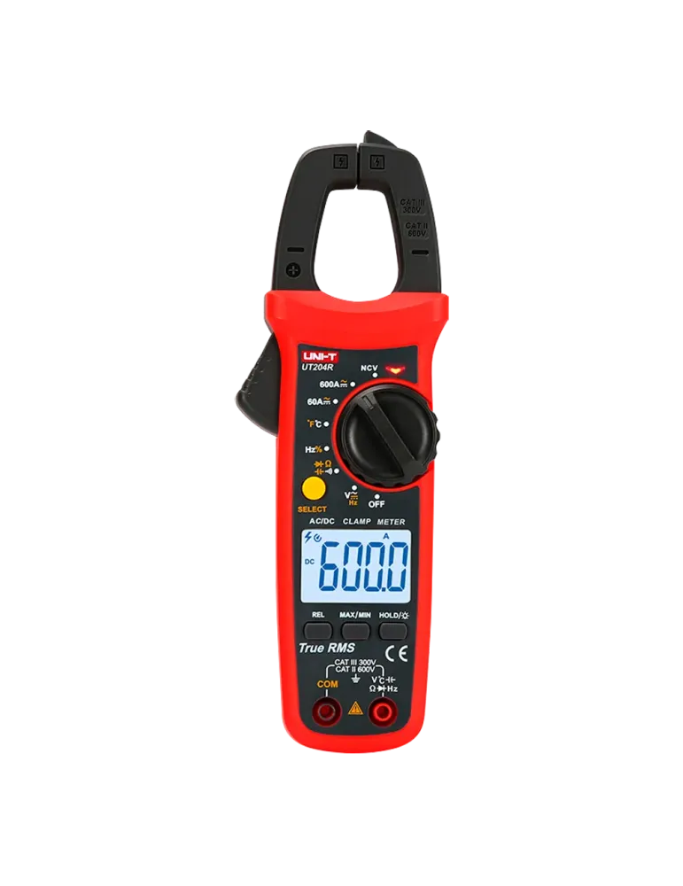 UNI-TREND Pinza amperimétrica - Medición en DC hasta 600V y 600A - Med