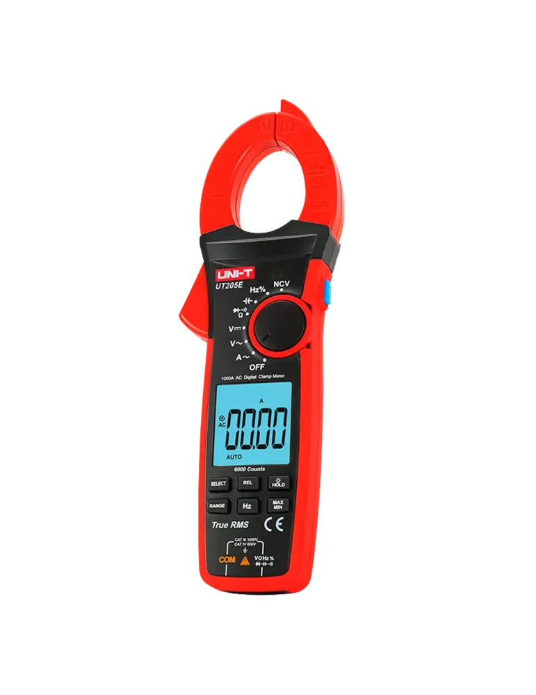 UNI-TREND Pinza amperimétrica LCD - Medición en DC hasta 1000V - Medic