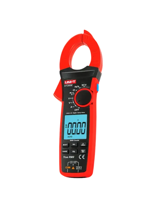 UNI-TREND Pinza amperimétrica LCD - Medición en DC hasta 1000V - Medic