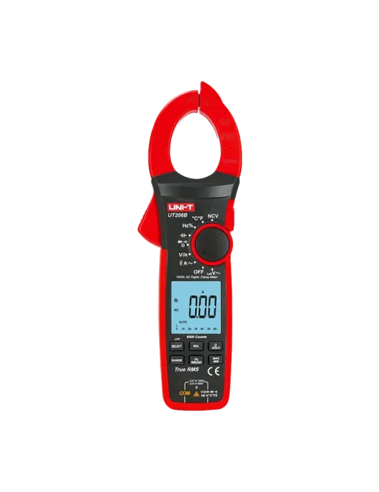 UNI-TREND Pinza amperimétrica LCD - Medición en DC hasta 1000V - Medic