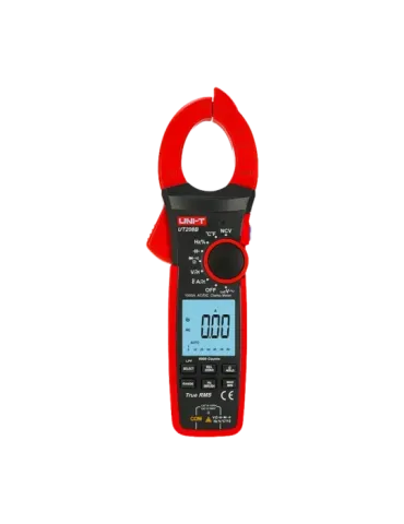 UNI-TREND Pinza amperimétrica LCD - Medición en DC hasta 1000V y 1000A