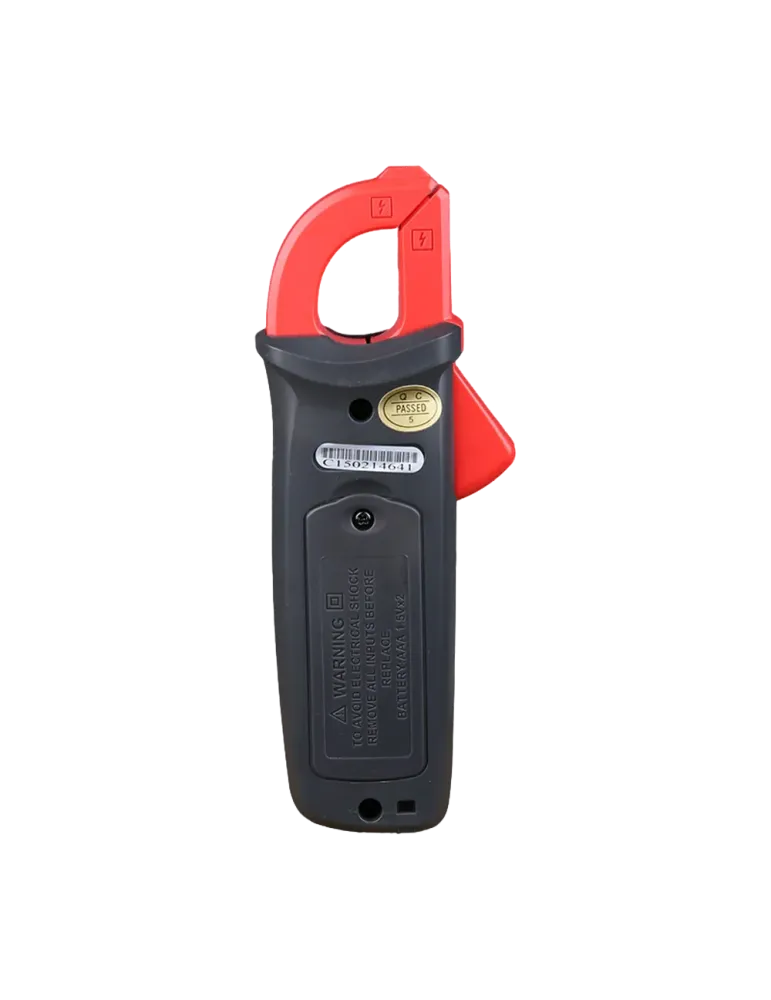 UNI-TREND Mini pinza amperimétrica - Pantalla LED - Medición AC hasta