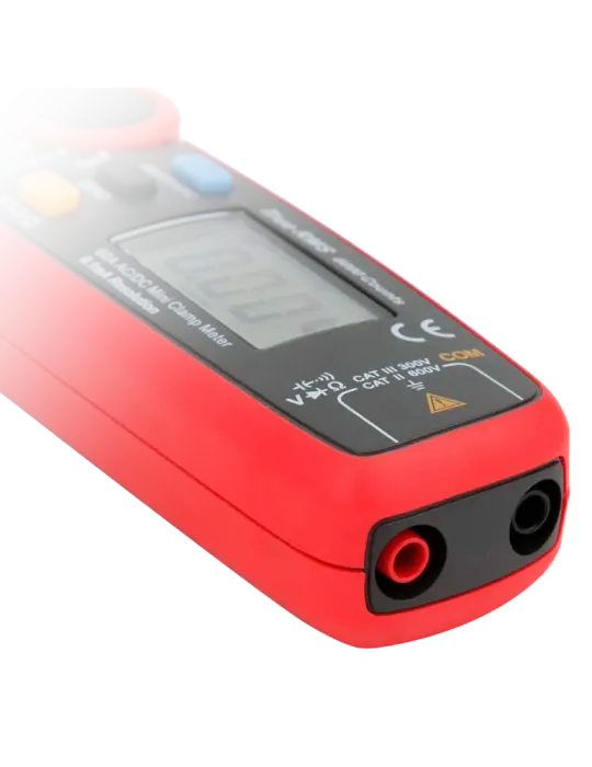 UNI-TREND Mini pinza amperimétrica - Medición en DC y AC hasta 600V y