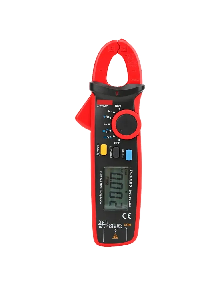 UNI-TREND Mini pinza amperimétrica - Medición en DC y AC hasta 600V y