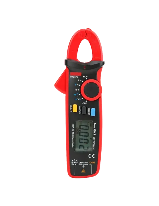 UNI-TREND Mini pinza amperimétrica - Medición en DC y AC hasta 600V y