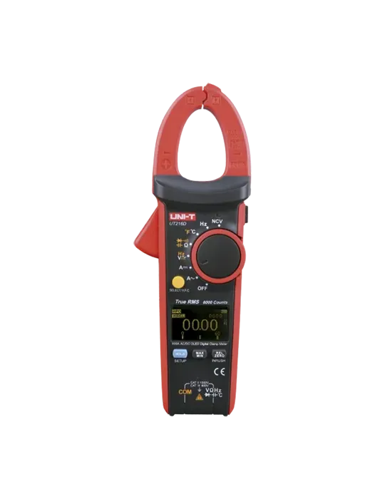 UNI-TREND Pinza amperimétrica LCD - Medición en DC hasta 1000V y 600A