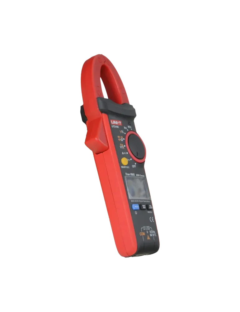 UNI-TREND Pinza amperimétrica LCD - Medición en DC hasta 1000V y 600A