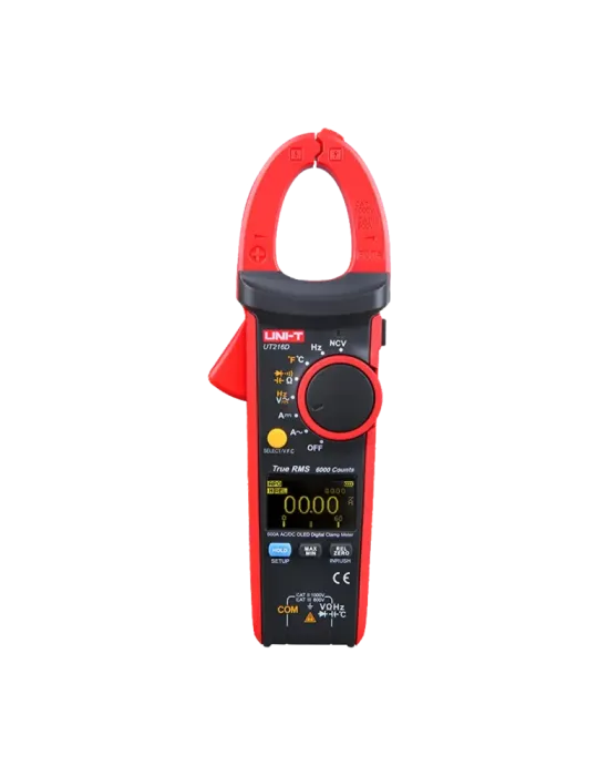 UNI-TREND Pinza amperimétrica OLED - Medición en DC hasta 1000V y 600A