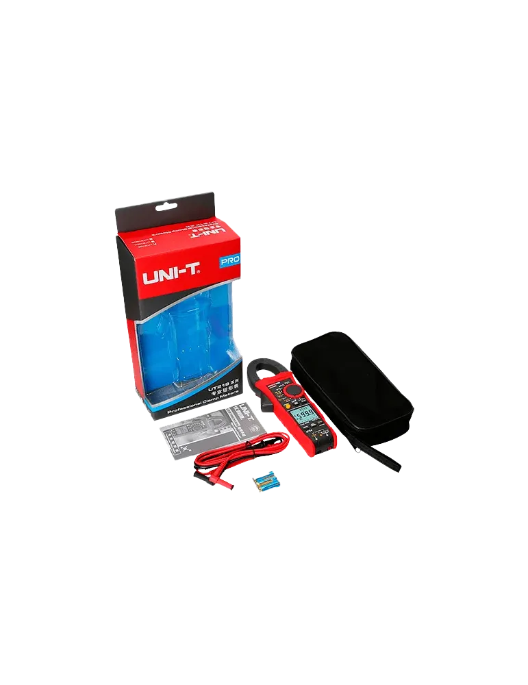 UNI-TREND Pinza amperimétrica - Medición en DC hasta 1000V y 600A - Me