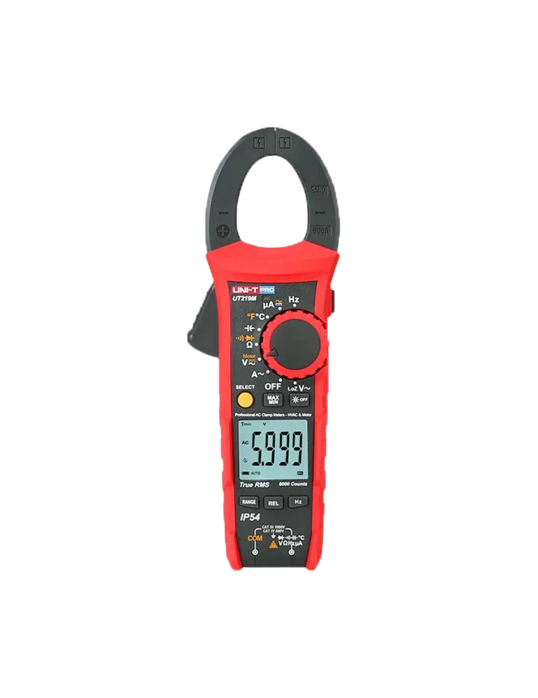 UNI-TREND Pinza amperimétrica - Medición en DC hasta 1000V - Medición