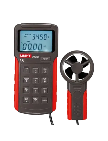 UNI-TREND Anemómetro tipo Split - Sensor de velocidad del viento de al