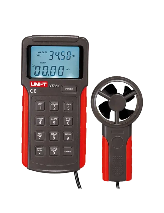 UNI-TREND Anemómetro tipo Split - Sensor de velocidad del viento de al