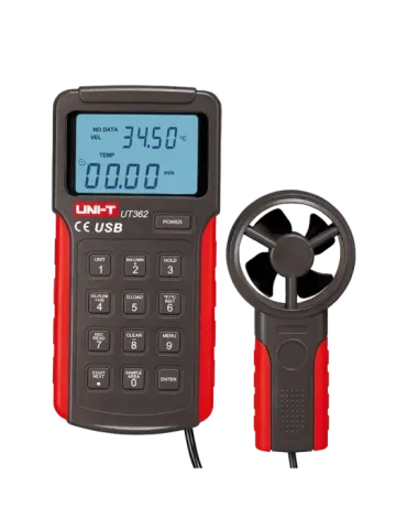 UNI-TREND Anemómetro tipo Split - Sensor de velocidad del viento de al