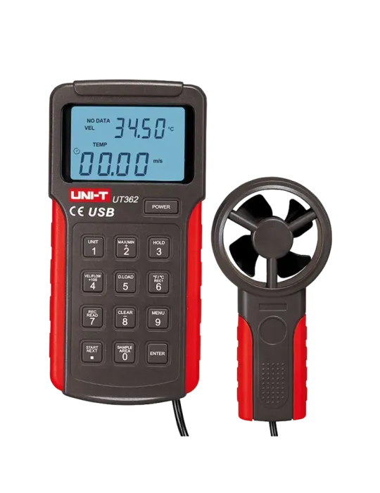 UNI-TREND Anemómetro tipo Split - Sensor de velocidad del viento de al